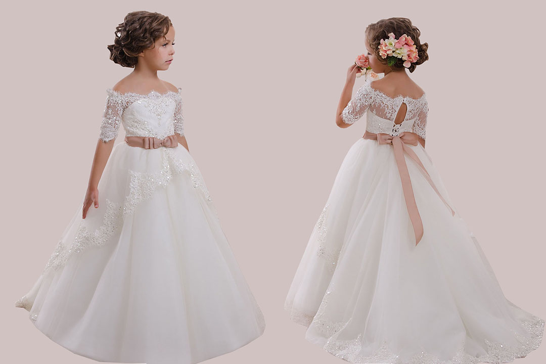 vestidos de niña de las flores Al Por Mayor