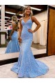Bígaro Cubierta Cuello en V Barrer tren Lentejuelas Terciopelo Largo Vestidos de fiesta Al Por Mayor