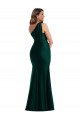 Evergreen Sirena Un Hombre Satén sedoso Largo Formales Vestidos de dama de honor / Vestidos de fiesta Al Por Mayor