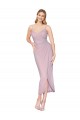 Primavera Sirena Tirantes espagueti Gasa Corto Asimétrico Vestidos de dama de honor / Vestidos de fiesta / Vestidos de cóctel / Vestidos para homecoming Al Por Mayor